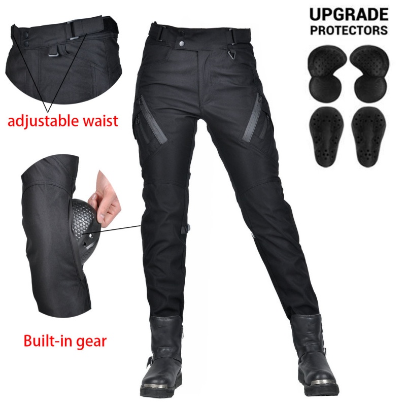 Motorcycle Gear Jeans - Damen Wasserdichte Winddichte Motorradhose 4-Jahreszeiten Atmungsaktive