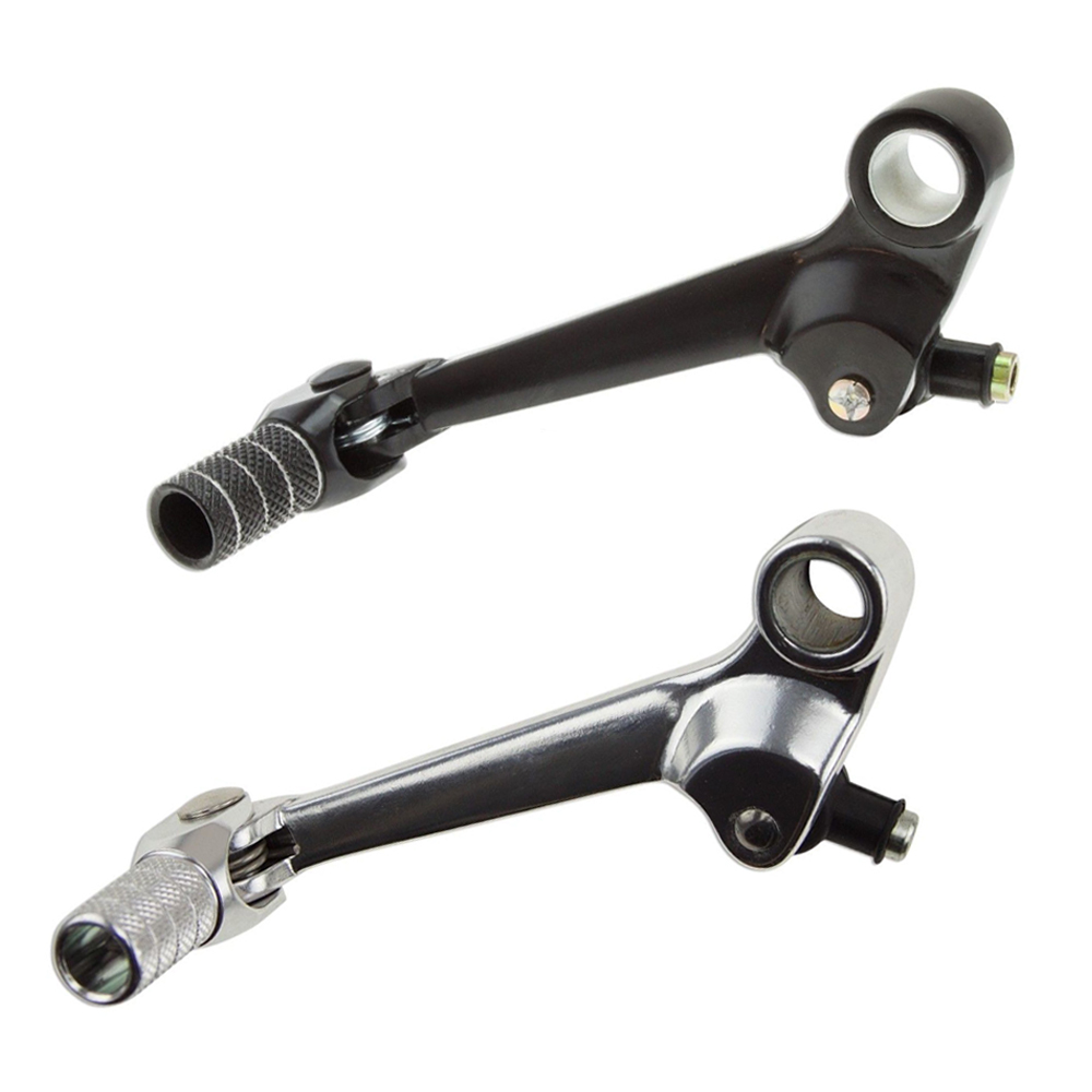 Quality Motorcycle Gear - Motorrad Chrom Schwarz Schalthebel Shifter Pedal