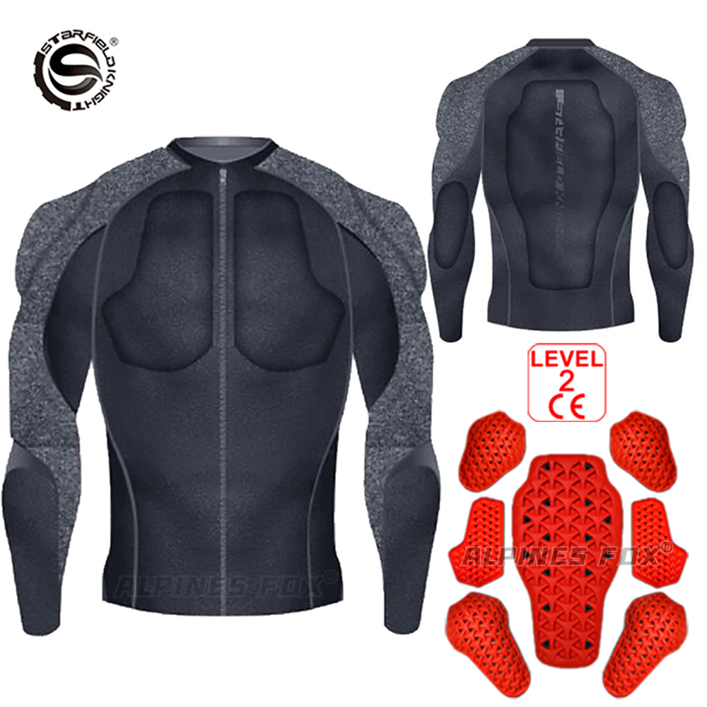 Motorcycle Gear Fox - Sommer Herren Motorrad Softshell-Jacke CE Level