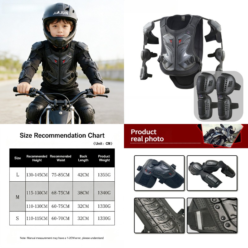 Motorcycle Gear Vest - Neue Motorrad-Schutzweste für Kinder, Jungen und
