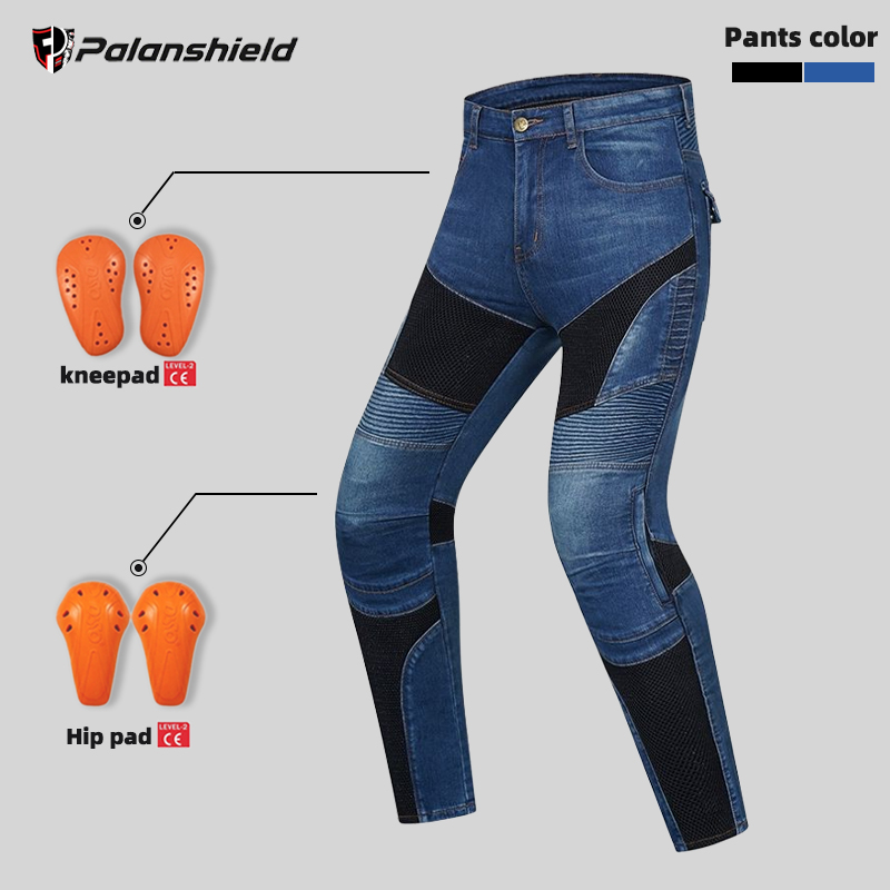 Motorcycle Gear Jeans - Motorrad Outdoor Männer Hosen Schutz Getriebe