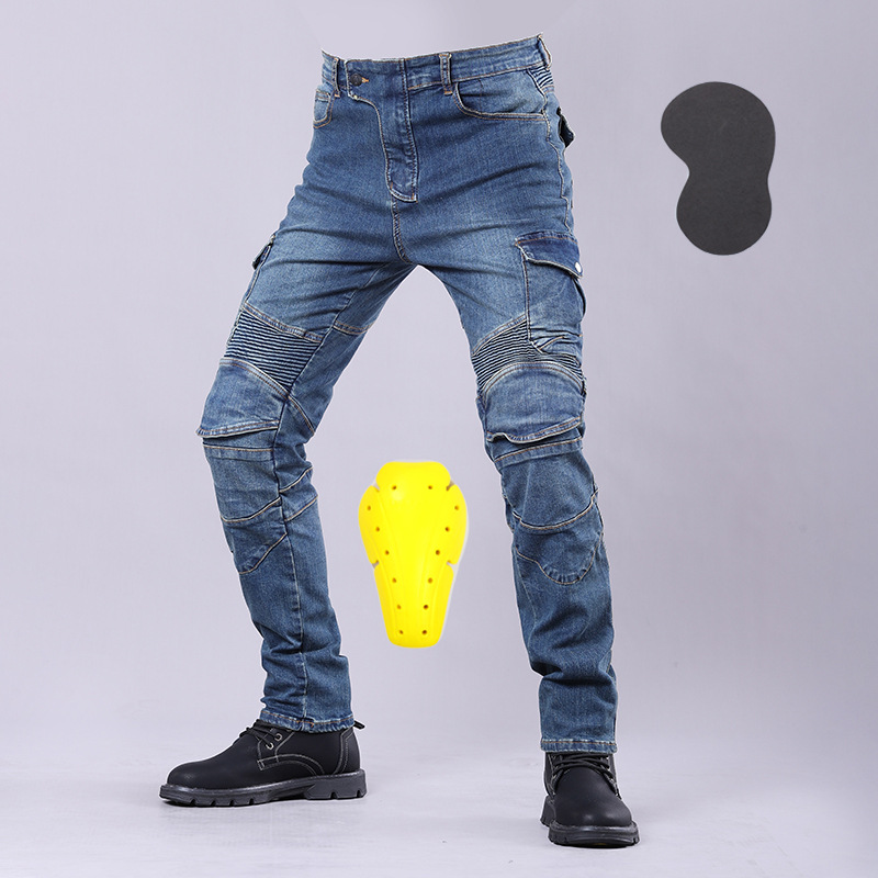 Motorcycle Gear Jeans - Motorrad-Reitjeans Four Seasons Anti-Drop Knight Locomotive