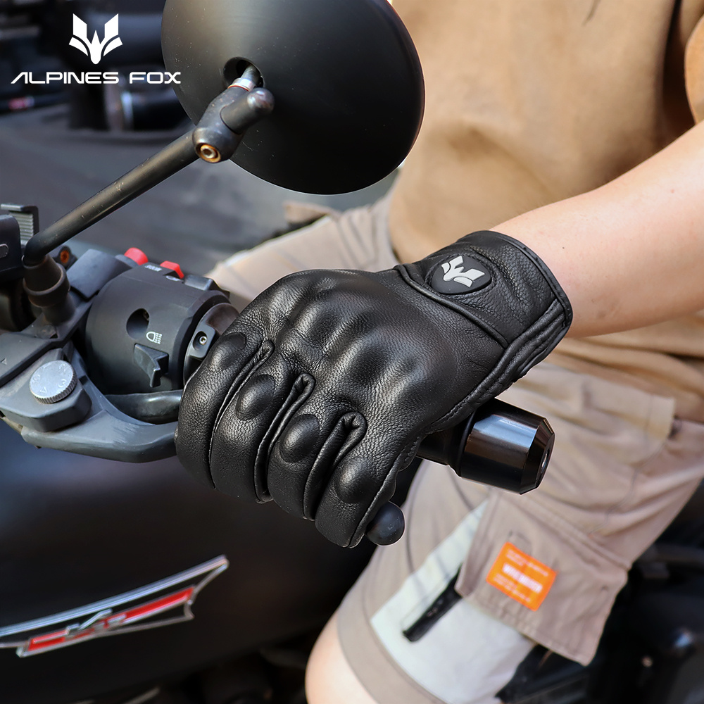 Retro Motorrad Leder Handschuh – Motorcycle Gear Fox Bewertung und Preis