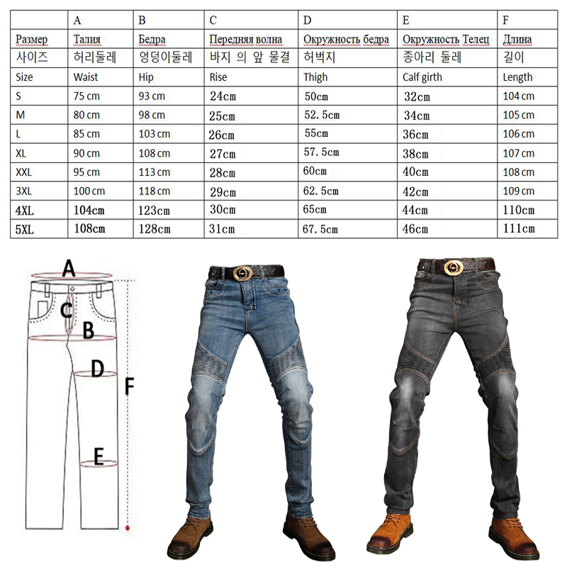 S-5XL Herren Aramid Motorrad-J – Motorcycle Gear Jeans Bewertung und Preis