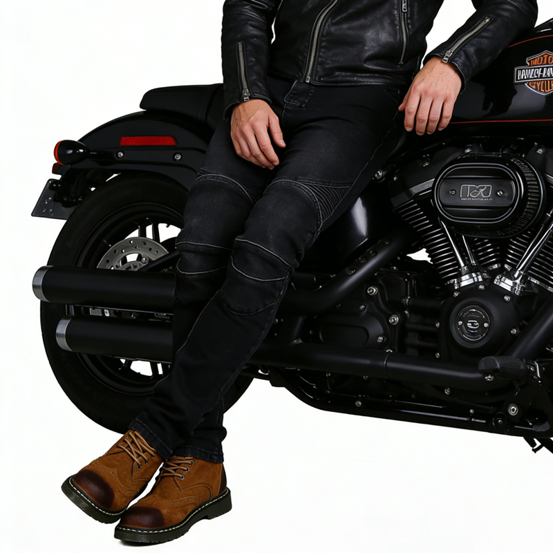 Herren Schwarze Motorrad-Dirt- – Motorcycle Gear Jeans Bewertung und Preis