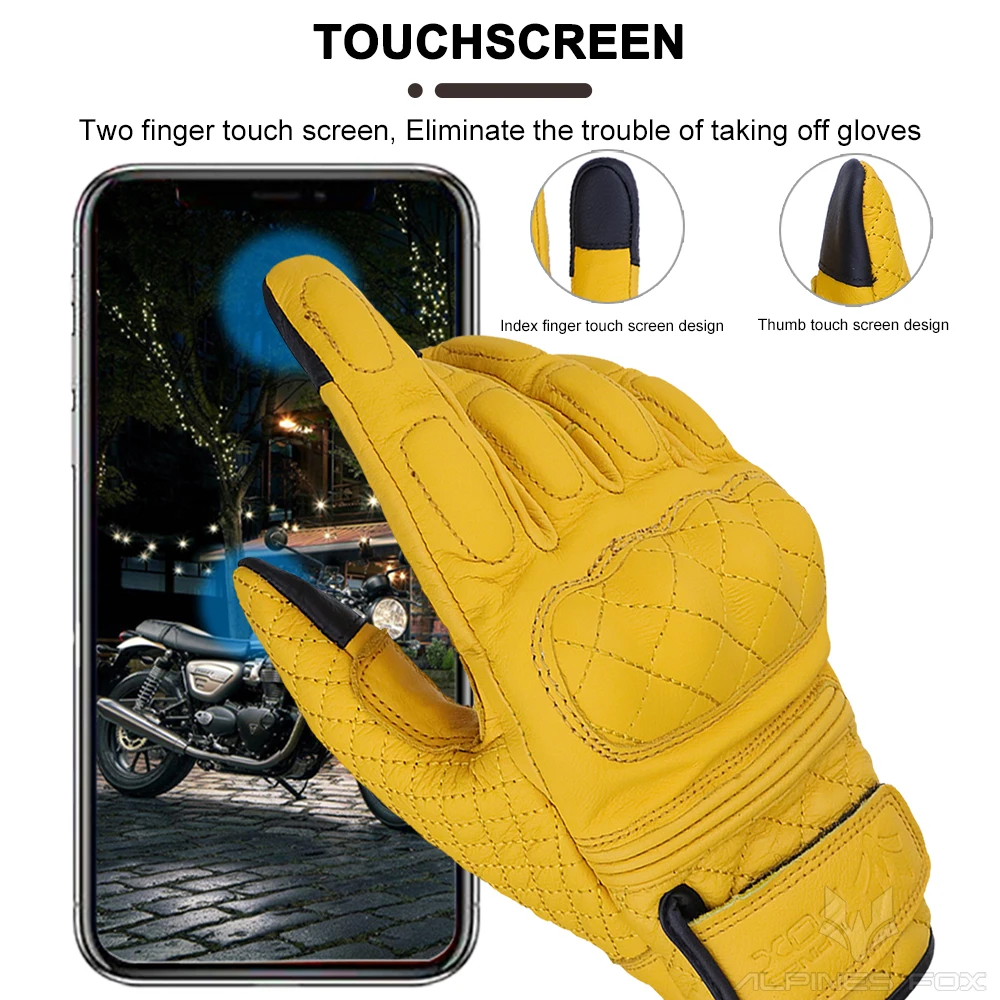 Retro Motorradhandschuhe Echtl – Motorcycle Gear Fox Bewertung und Preis