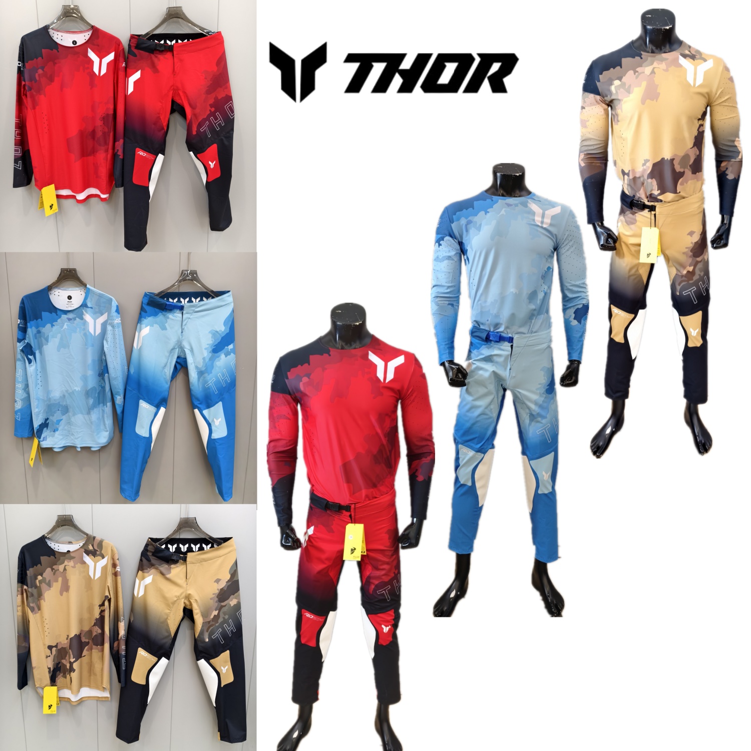 THOR Motocross-Ausrüstungsset  – Motorcycle Gear For Sale Bewertung und Preis