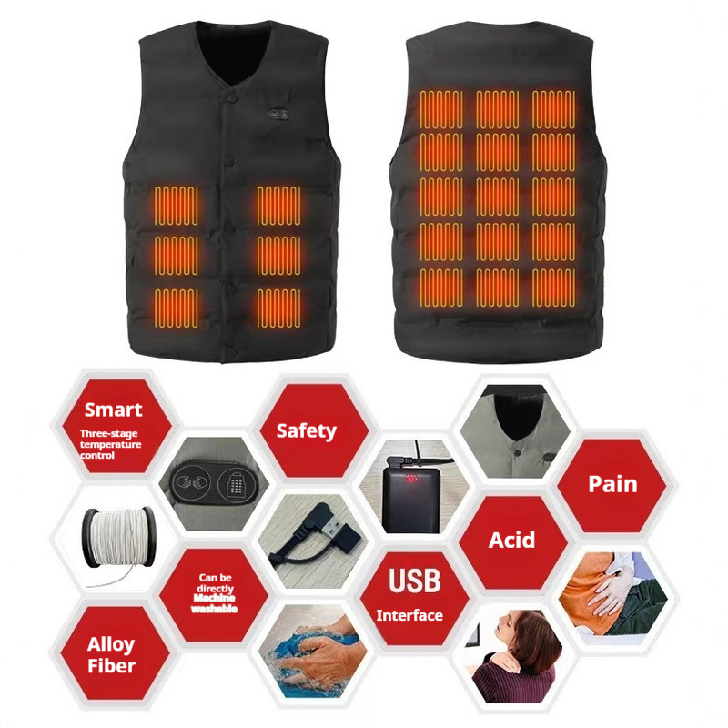 Winter Neue Stil 21 Zone V-aus – Motorcycle Gear Vest Bewertung und Preis