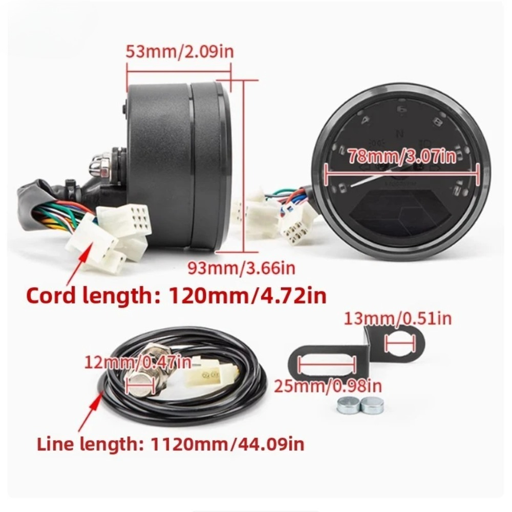 Universeller Motorrad-Tachomet – Motorcycle Gear Yamaha Bewertung und Preis